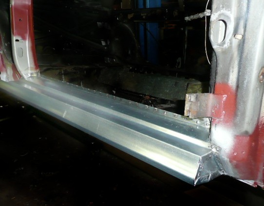 Schweller eingeschweißt