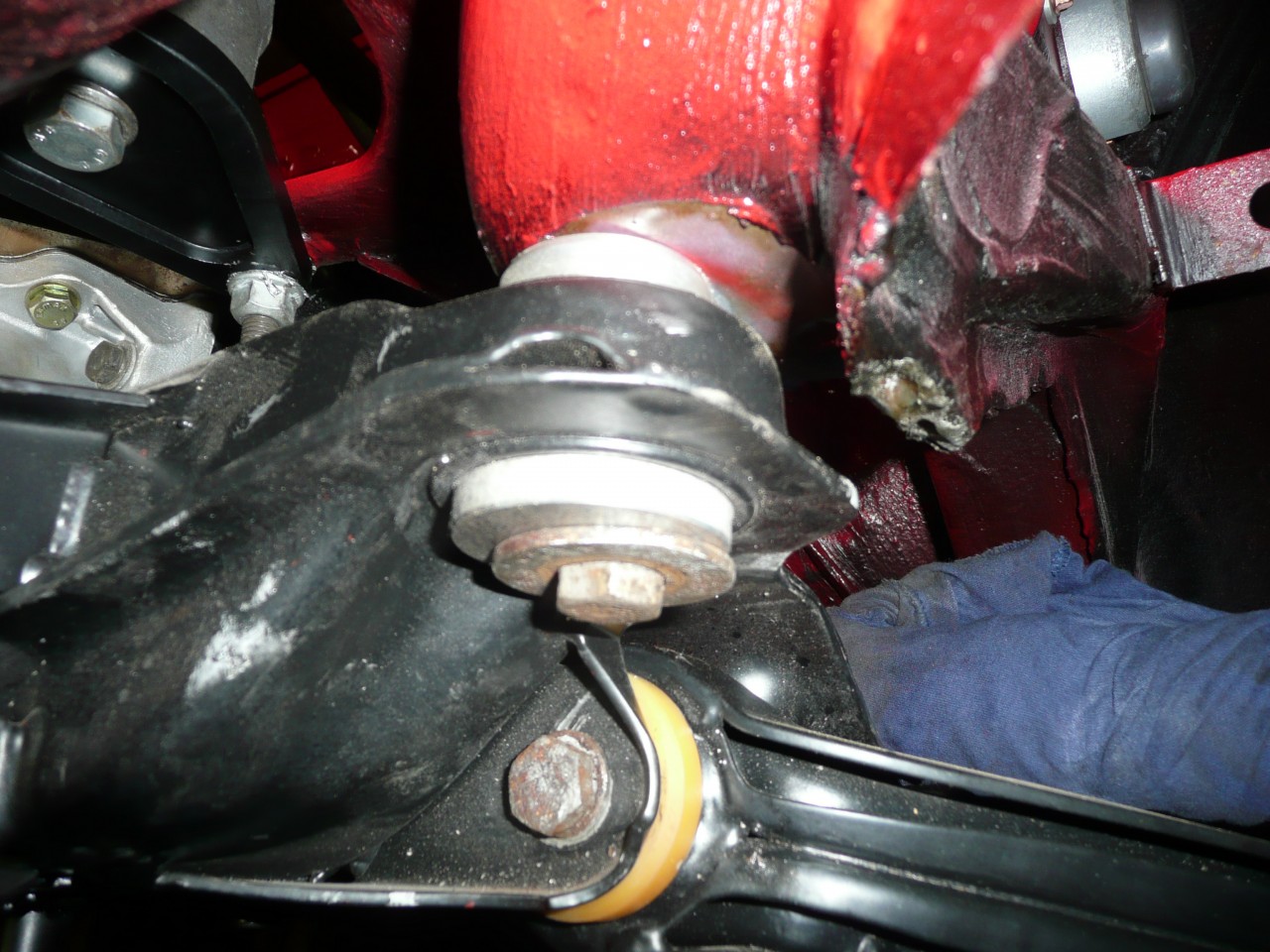 Satz Hilfsrahmenlager Achsträger Sport / set cross member subframe mounts bushings